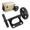 Cooler Cart Wheel Frame Kit, Fits 15.5-17.5in Coolers with 12in Wheels Easy Assembly Camping Beach High Load Capacity
