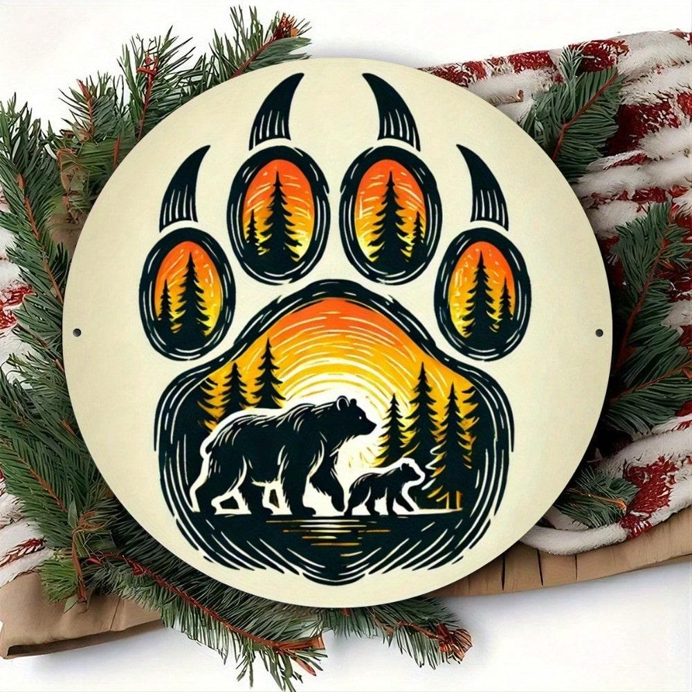 2D Flat Metal Sign, Hanging Decorative Accessory