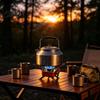 Lightweight Backpacking Stove Portable Outdoor Camping Stove, 2800W Adjustable Foldable Square Camp High Power Picnic Cooker Gas Burner for