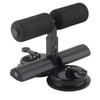 Sit Up Bar Portable Sit Up Assistant Device for Fitness Exercising Abdominal Muscles Full Body Training Double Suction Cup Black