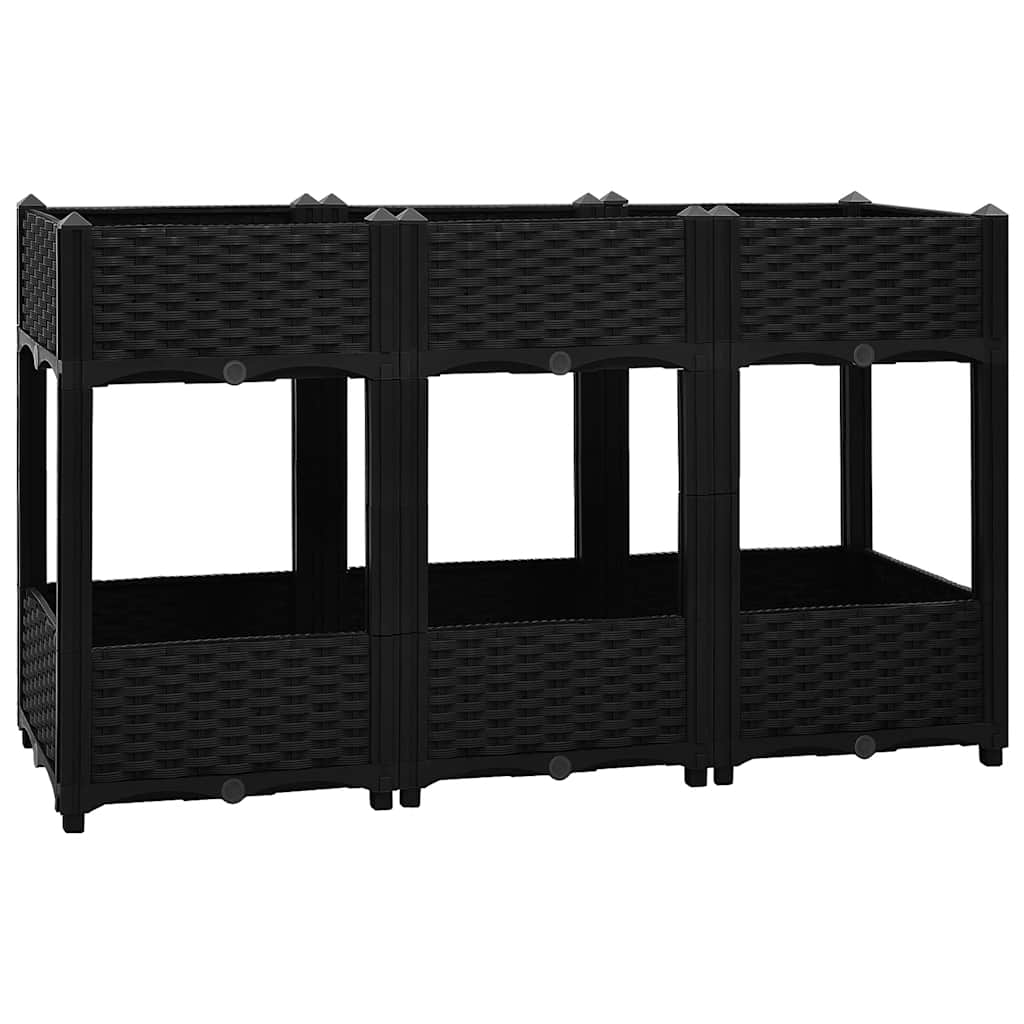 Vidaxl Donica Do Podniesionej Rabaty, 120X40X71 Cm, Polipropylen