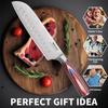 Professional Japanese Knives Kitchen Santoku Knife Damascus Pattern Chef Knife Vegetable Cutter Knife Slicing Knife
