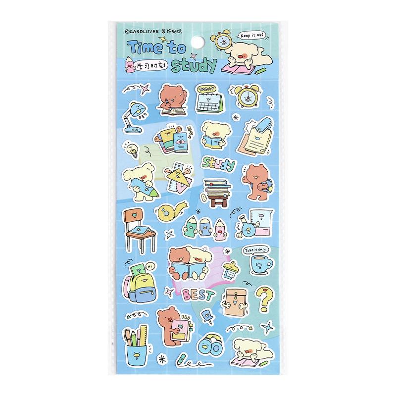 Synthetic Paper Stickers for K-pop Style Cute Hand Account DIY Phone Case Stickers