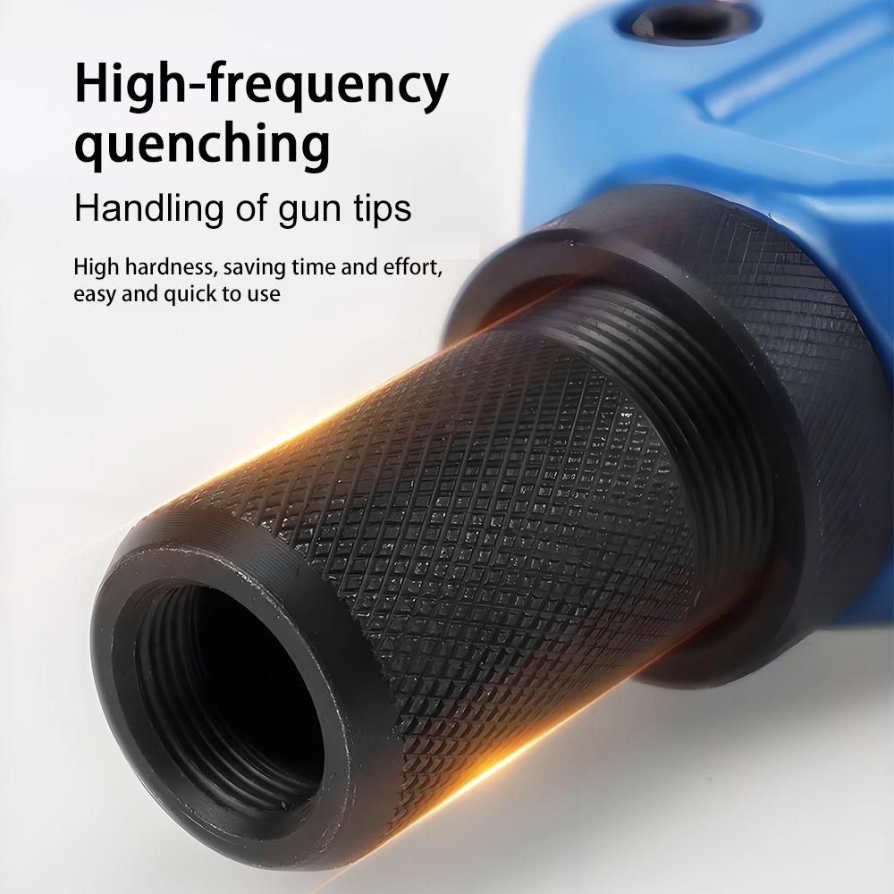 Rivet Gun 13" Hand Rivet Gun with M3-M12 Rivets Set - Double Handle Rivet Gun for Blind Rivet, Aluminum Rivet, Steel Rivet