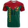 Africa Cameroon Flag Map Graphic T Shirt For Men Clothes National Emblem Short Sleeve T Shirts Kids Jersey Tee Tops