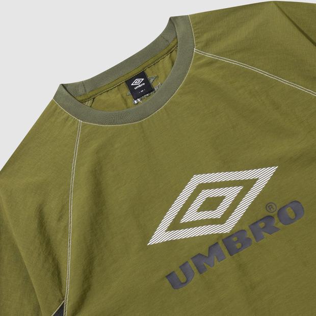 UMBRO Crispy Taslan Long Sleeve Piste Green (Uq321Cwt92) (A Type)