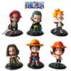 Piece One 6pcs Luffy Marco Pvc Action Figure Model Home Decoration Toy Gift Fans