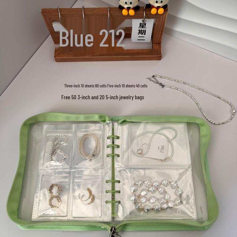 8cm Thick Jewelry Storage Book: Dustproof & Anti-oxidation PVC, Securely Holds Earrings & Bracelets