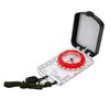 Hiking Survival Compass Adjustable Tilt Angle Precision Compass with LED Light Mirror for Backpacking Camping