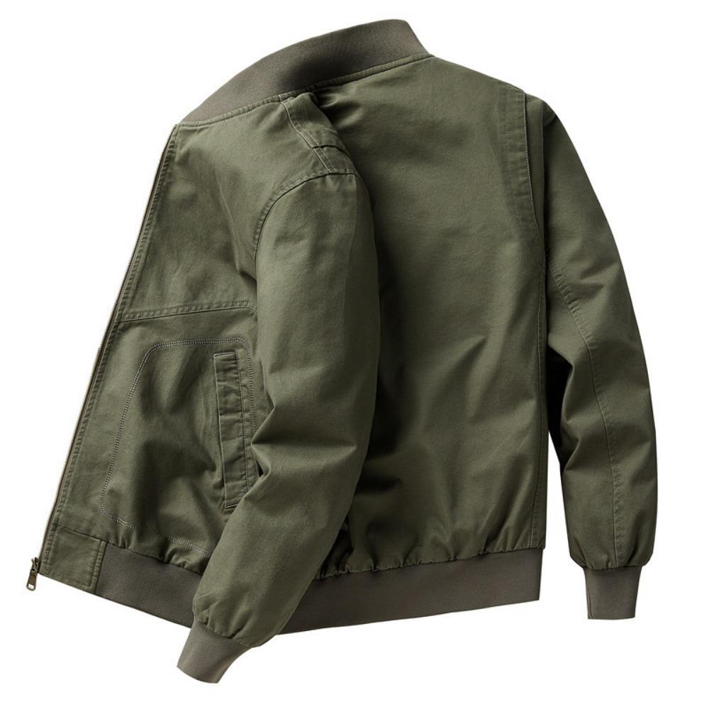2025 Men's Autumn and Winter Bomber Flight Jackets Windproof Pilot Jacket Casual Motorcycle Baseball Coat for MEN