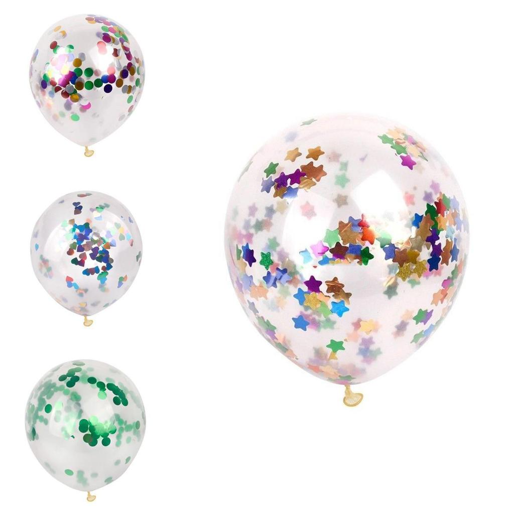 Einzigartiger 12-Zoll Konfetti-Ballon aus Latex, Helium, Bietet Eine Stilvolle Dekorationslösung Für Alle Anlässe