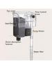 1 Stück Aquarienfilterpumpen Ultra Leise Aquarium Einhängefilter, Kleiner Aquarienfilter für Aquarium, geeignet für 20-30cm Becken