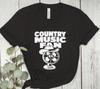 Country Music Fan Tee, Retro Music Lover Shirt, Vintage Aesthetic Graphic Tshirt, Southern Style Concert Outfit, Gift for Music Lovers Shirt