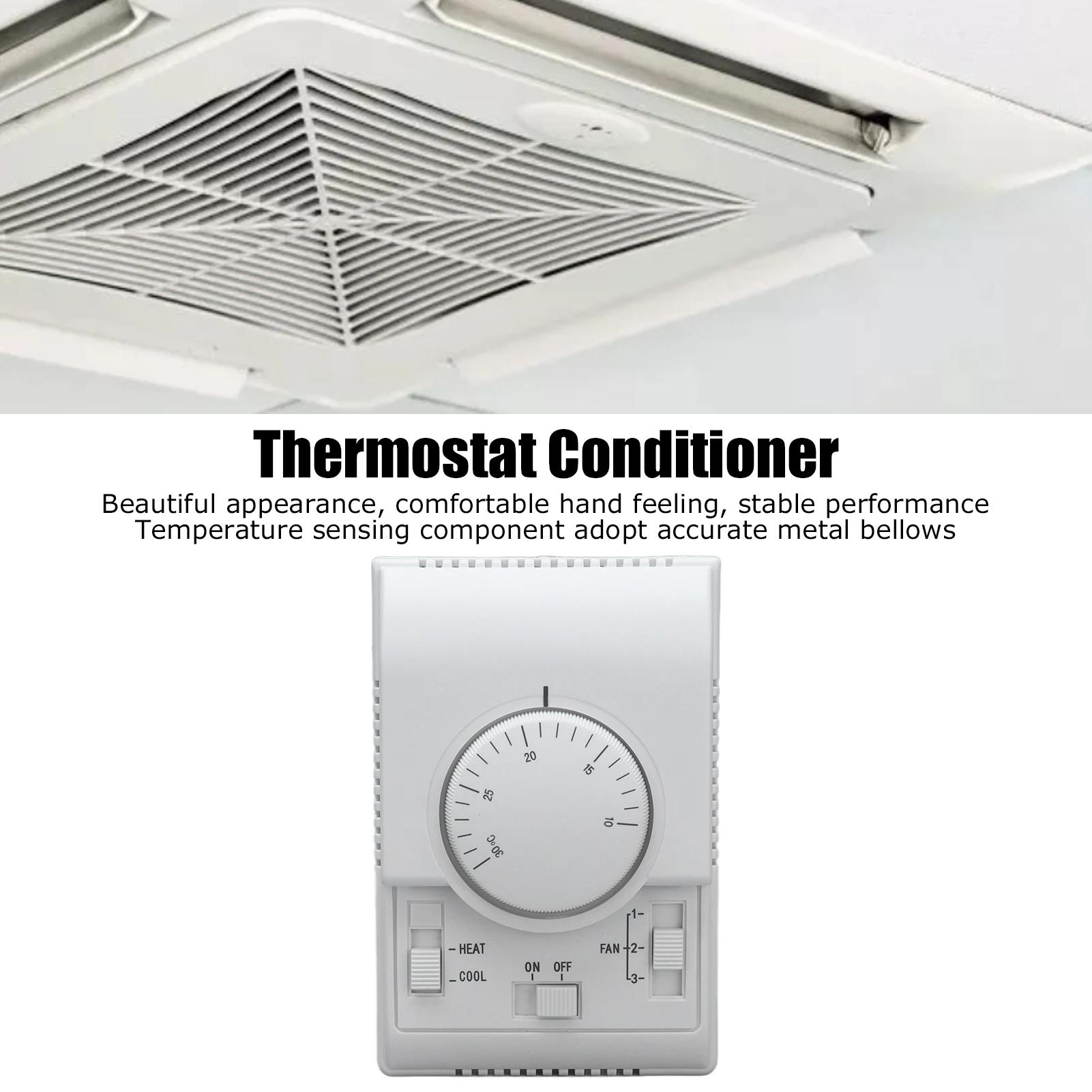 Central Air Conditioning Thermostat Temperature Controller 2 Way Mechanical Control Switch Conditioner 110-220V