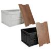 Faltbare Aufbewahrungsbox Harmlos Abnehmbar 30L Multifunktionale Aufbewahrungsbox mit Holzplatte für den Außenbereich