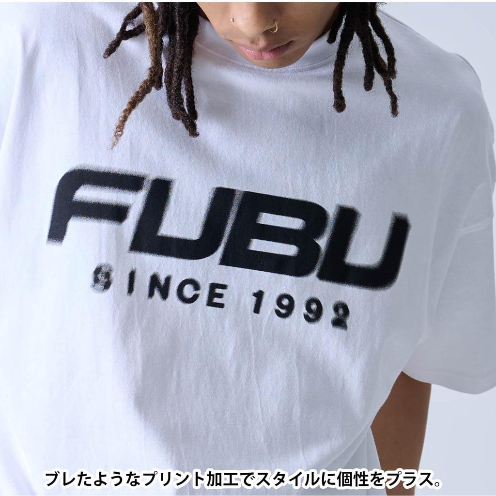 Street Plus Crew Street American Hip Summer White [FUBU] Short-Sleeve T-Shirt, Sizes, Neck, Style, Casual, Hop, Clothing,