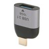 USB 3.1 to Type C Adapter 10Gbps Transmission Aluminium Alloy USB 3.1 Female to Male Adapter for Laptop Printer