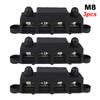 Caravan RV Power Distribution Block 4 Ways 48V 250A DC Bus Bar Electro Junction For Boat Truck Car Accessories M8 M10 Studs