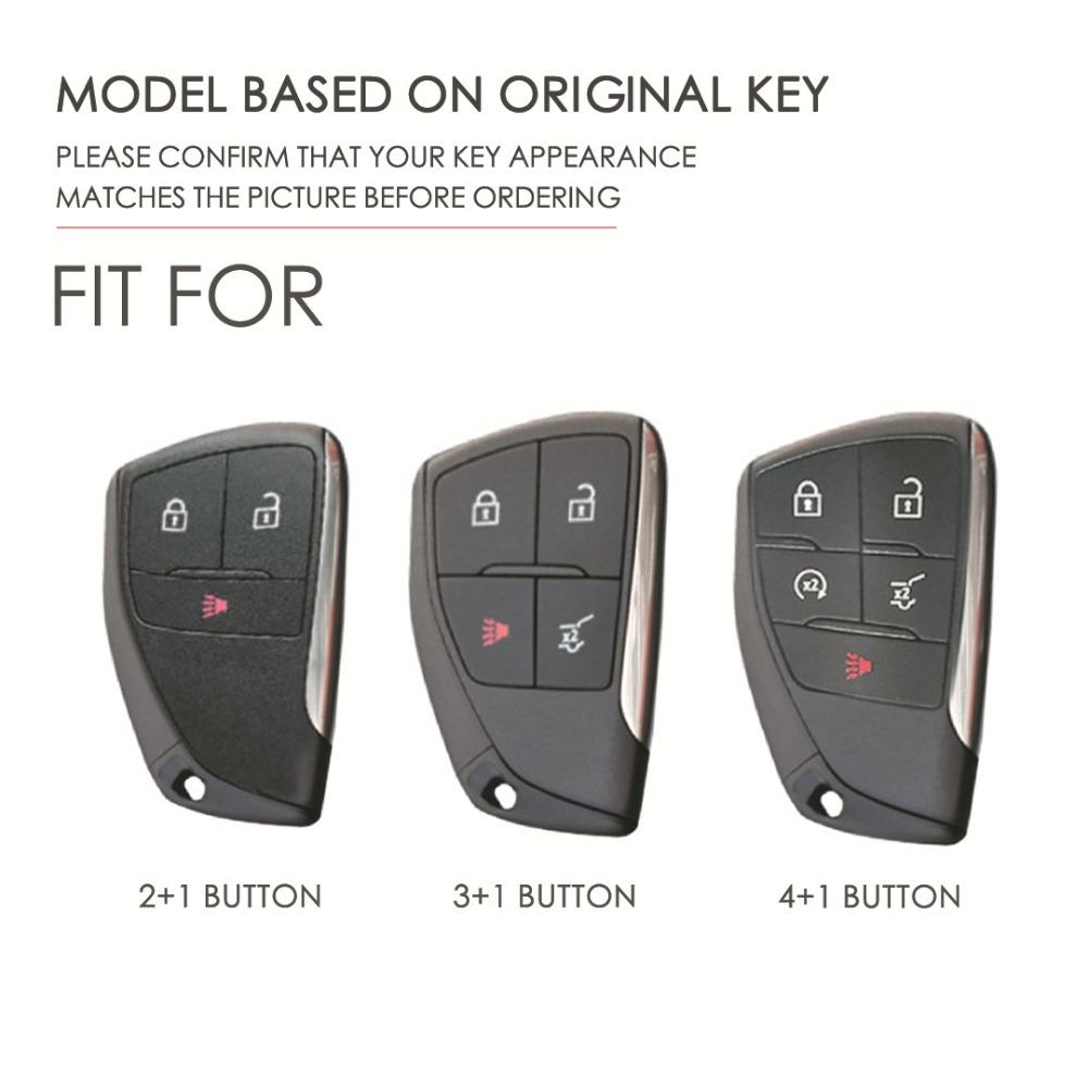 Genuine Leather Car Key Cover for Buick Protective Key Case North America Edition