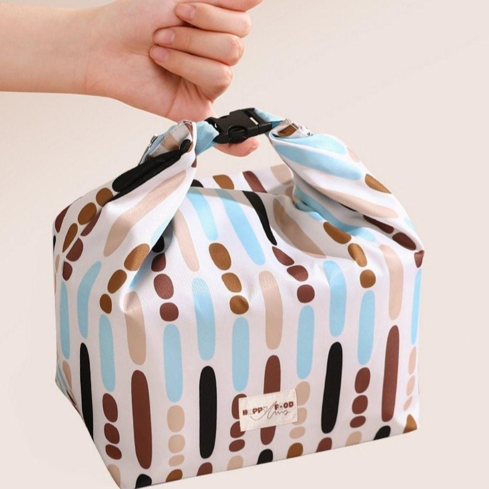 Large Capacity Food Box Bag Insulated Insulated Bag Portable Picnic Bag Office Workers