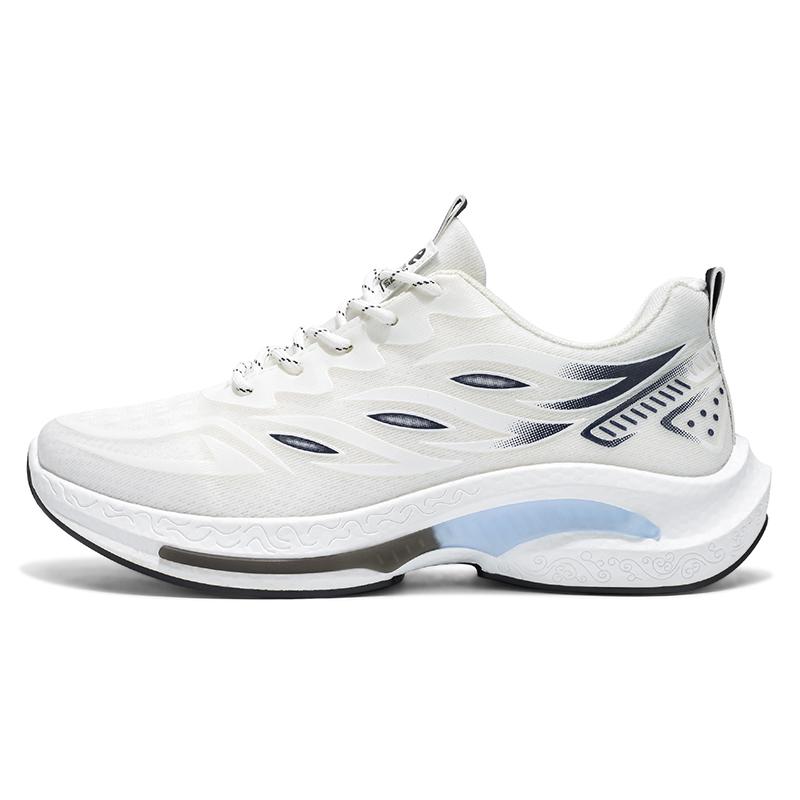 

Mai Sui Сетчатая Модная Обувь Повседневная Мужская Мягкая Подошва Эластичная Обувь для Бега Трендовая Противоскользящая Мягкая Подошва Удобная Спортивная Обувь 39 белый