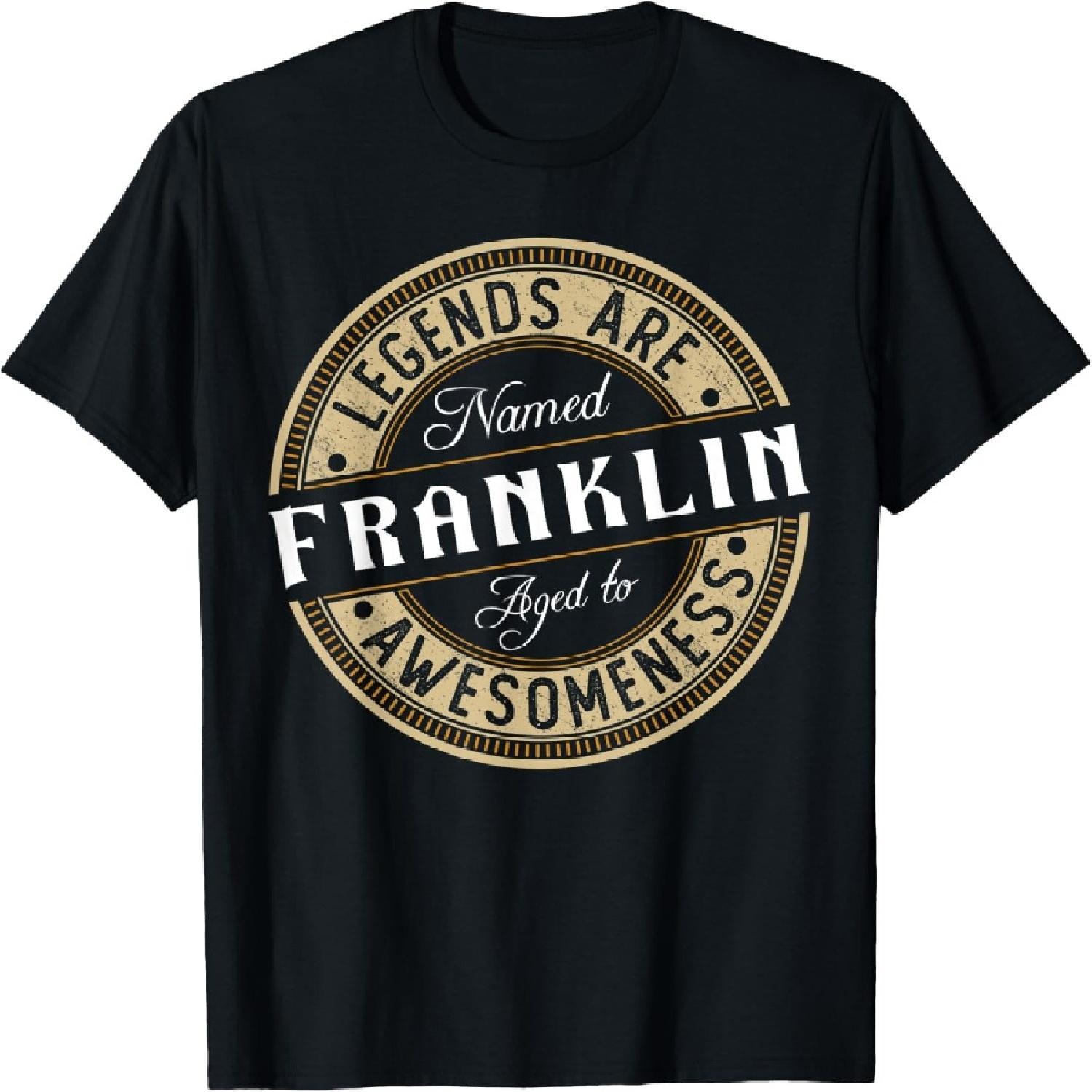 

Franklin _ Legends are Named _ Franklin T-Shirt XXXXXL різнокольоровий