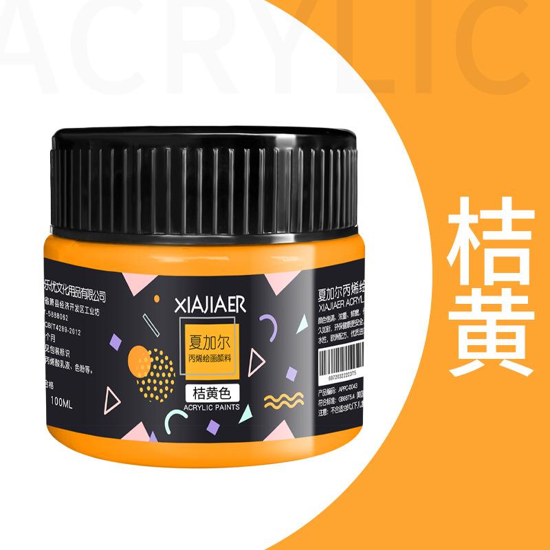 1pcs Art Acrylic Pigment 100ml 38 Colors In Jar,Doodle,DIY,Can Be Used For Wall,Stone,Textile Painting Art Supplies