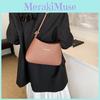 Chic Versatile Solid Color Underarm Bag Fashionable Crossbody Bag For Autumn 2024