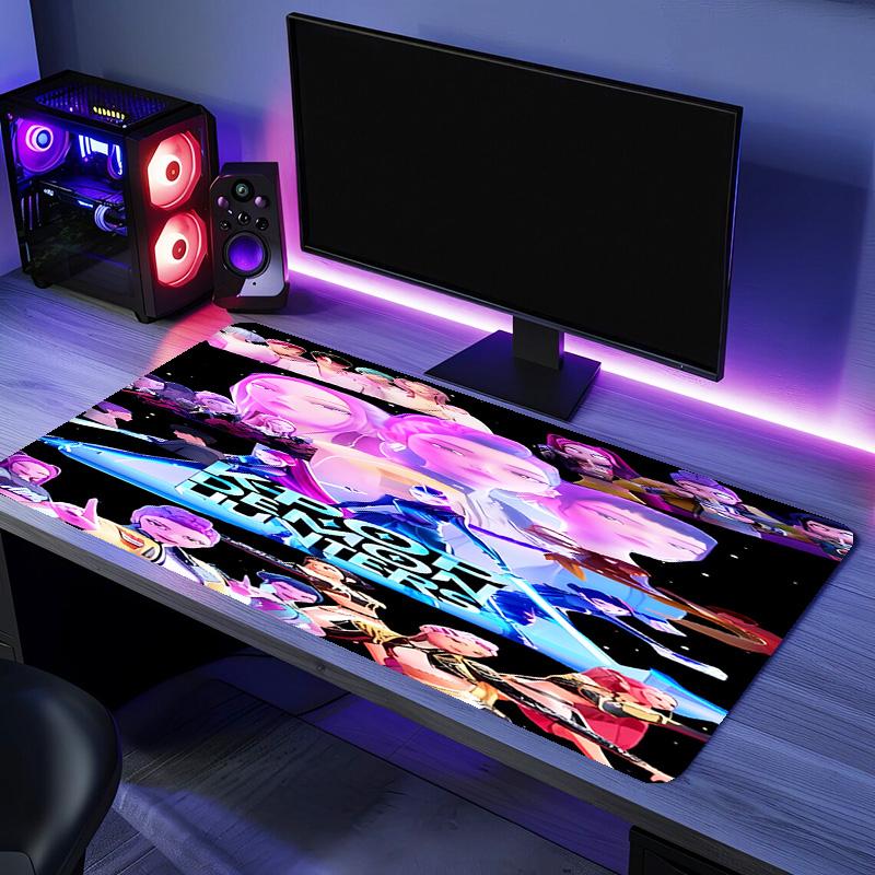 Kpop Hunter4 Podložka pod myš - Protiskluzová gumová základna, Hladký povrch pro práci, Hraní her, Kancelářské a domácí použití, Stolní podložka pod myš