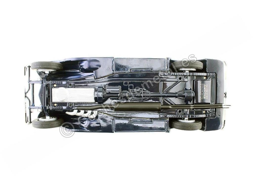 Minichamps Scale Duesenberg SJN Supercharged Convertible Coupe 1936 Dark Blue 1/18 [Resin]