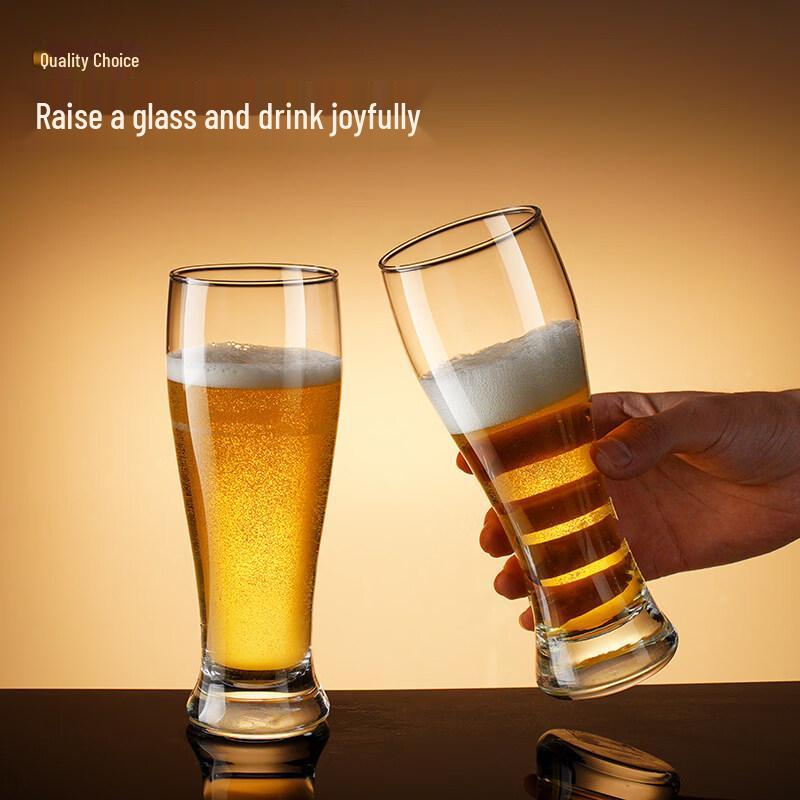 ZISIZ Large Glass Beer Mug