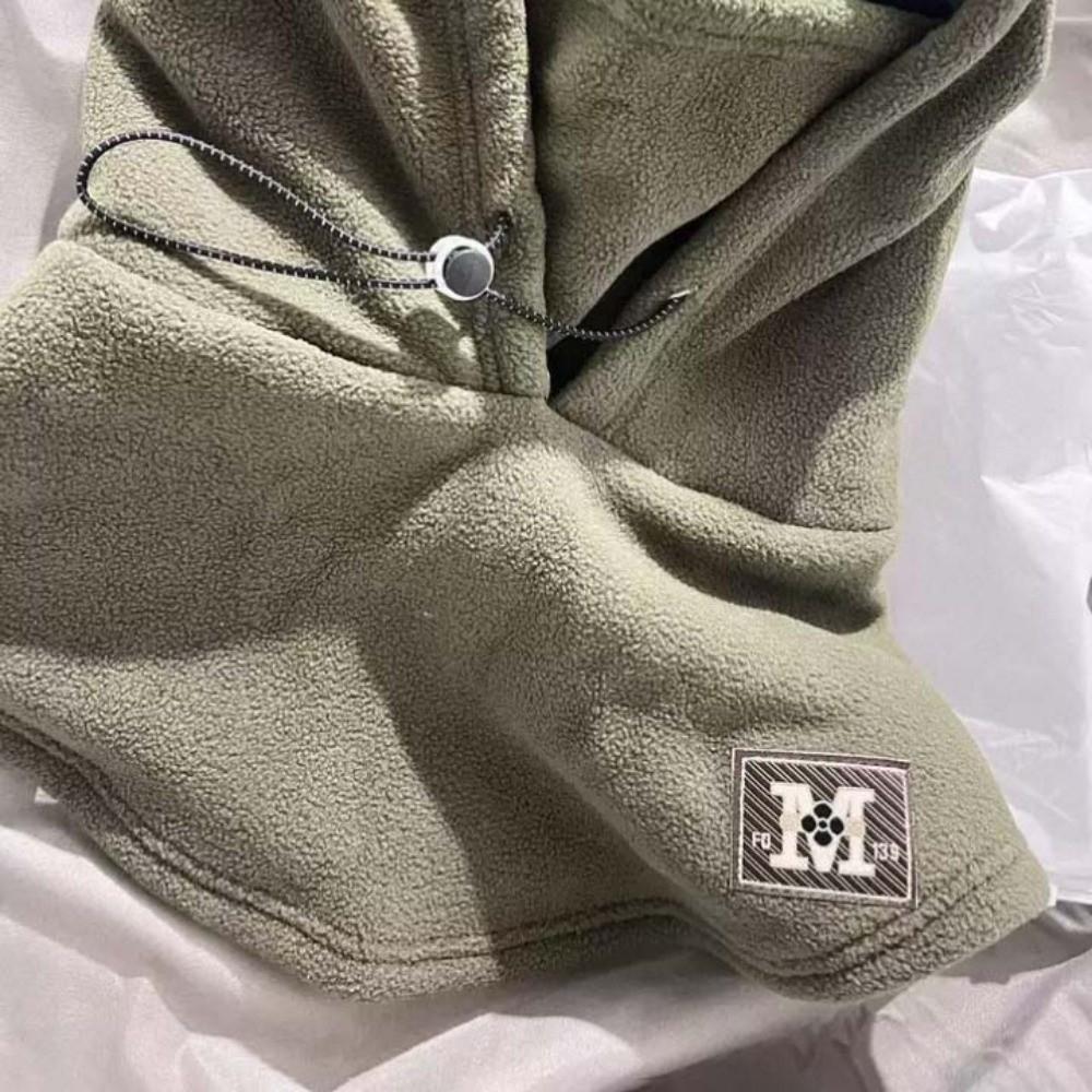 Warmere Kap met Trekkoord Winter Pullovermuts Mode Fleece Balaclava Hoed Wandelen