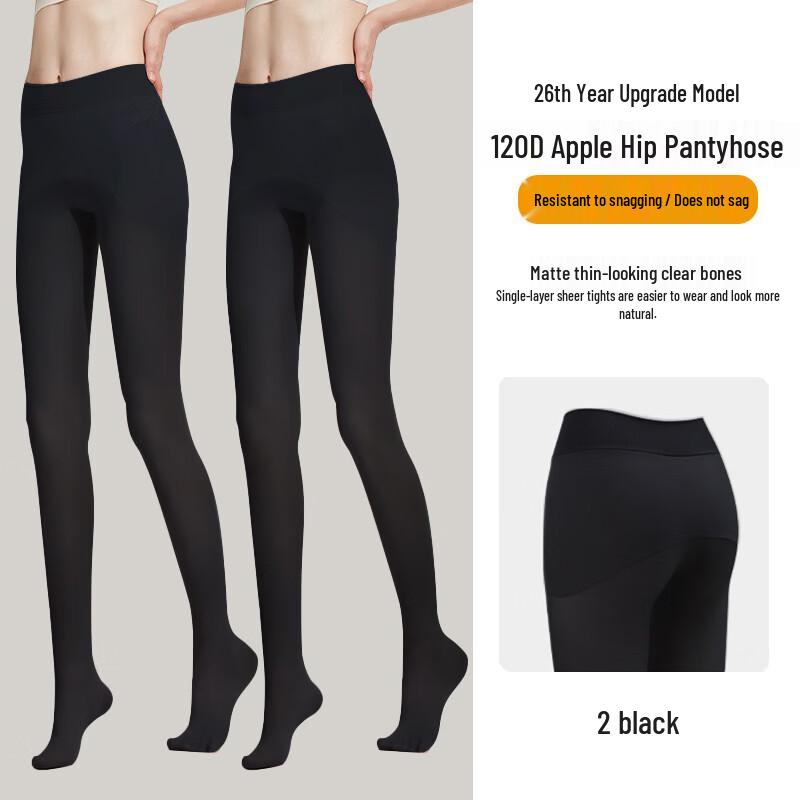 Women s 120D Seamless Slimming Bare-Leg Tights 40