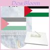 Wholesale Customized Palestinian Flag Acrylic Geometric Brooch Pin