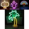 Colorful Led Neon Shaped Night Light For Home Decor Featuring Cute Unicorn Design