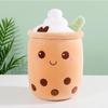 Peluche Kawaii Gelato Tazza di Tè alle Bolle Boba Bambola Imbottita Morbido Dessert Cuscino da Abbracciare Regalo Compleanno Ragazze Divano Cuscino per Bevande Decorazione