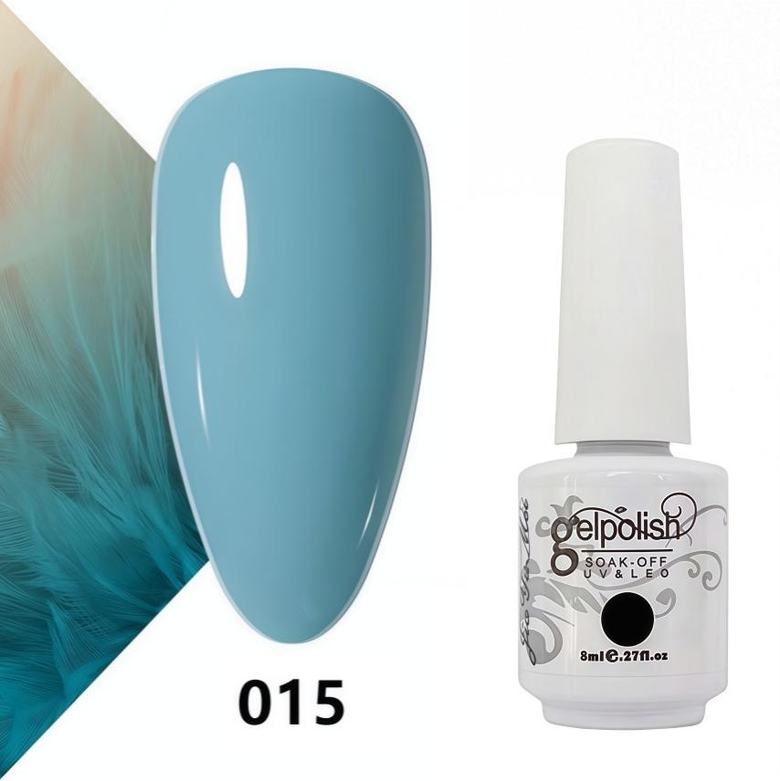 Amber Gel Polish Set: Gel Polish Manicure Kit with Whitening, Base Coat, and Sealer.