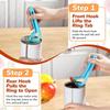 Built-in Magnets Mason Jar Opener Hook Design Vacuum Seal Remover  Daily Household Kitchen Opening