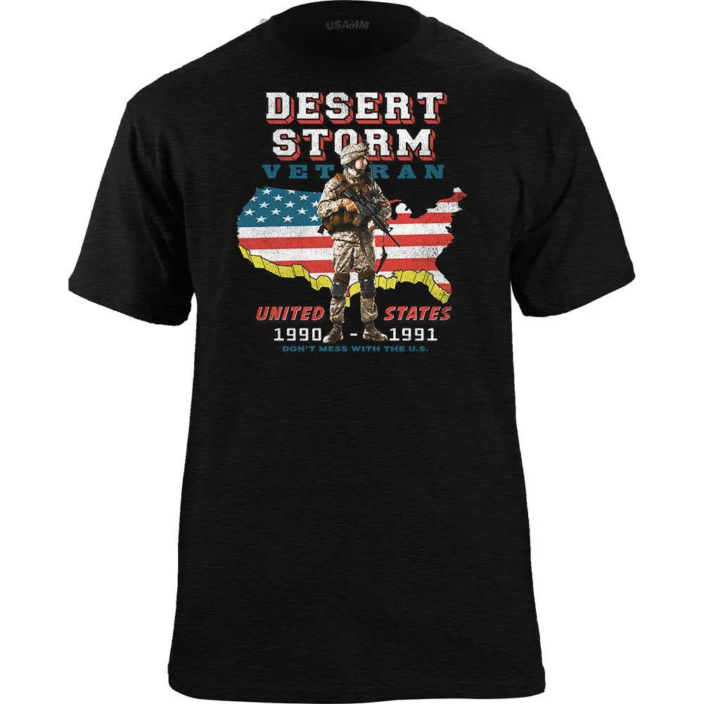 Vintage Desert Storm Veteran Concert Style TShirt Summer Cotton ONeck Short Sleeve Unisexs T Shirt New S3XL