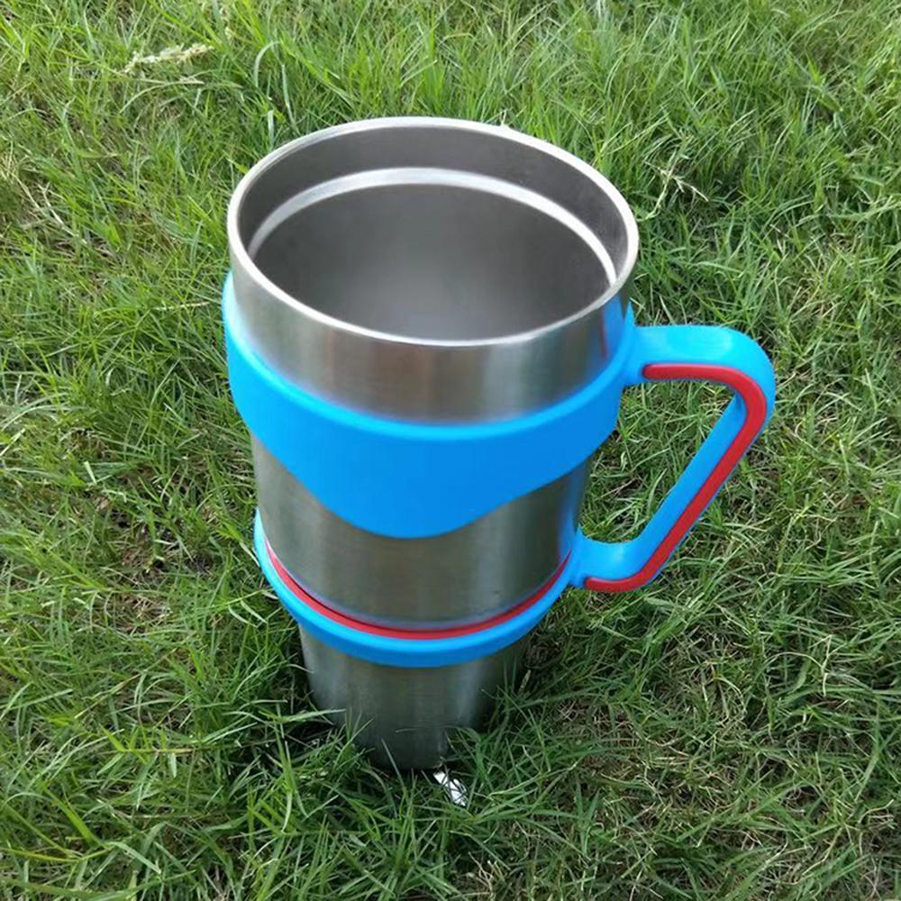 Bingba Cup Handle Stainless Steel Double Layered Cup Holder Insulation Cover Plastic Product Handle