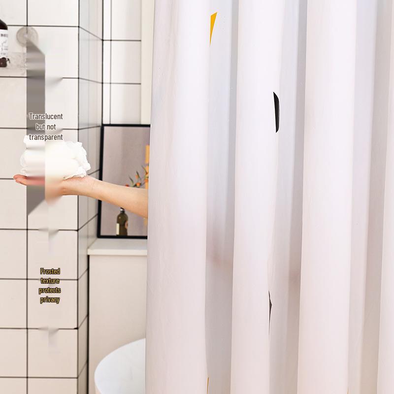 Luxury Eco-Friendly Waterproof & Mildew-Resistant Shower Curtain