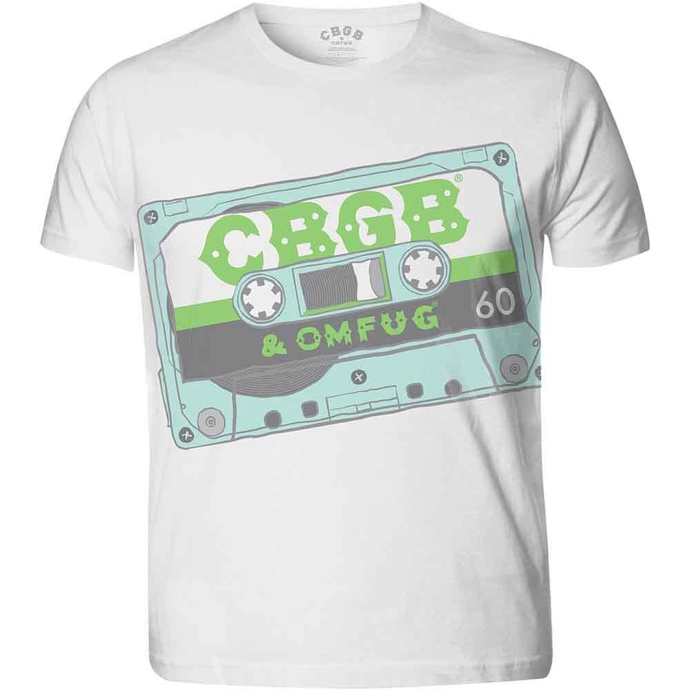 CBGB Tape T-Shirt White New L