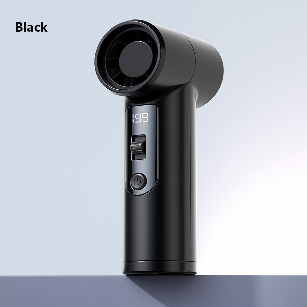 Portable Handheld Fan High Speed Cooling Fans 199 Wind Speed Adjustable 2000mAh Rechargeable Mini Foldable Air Cooling Turbo Fan