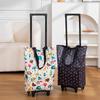 Foldable Shopping Cart Waterproof Trolley for Home Use and Outdoor Trips