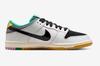 HJ4132-100 CSEF Nike SB Dunk Low Pro QS White and Black (Men's)