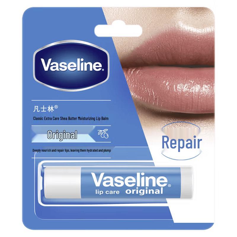 Vaseline Classic Care Shea Butter Moisturizing Lip Balm