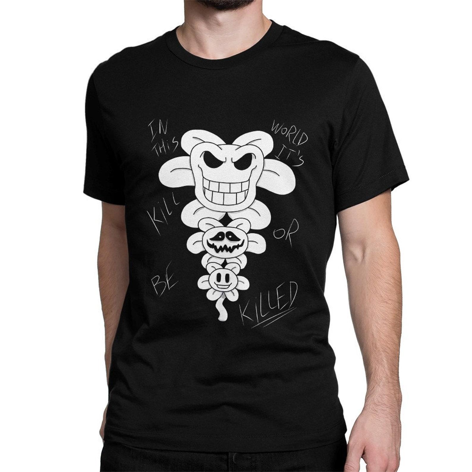Undertale Flowey Evolution T-Shirt, Men s and Women s Sizes (drsh-276) XL