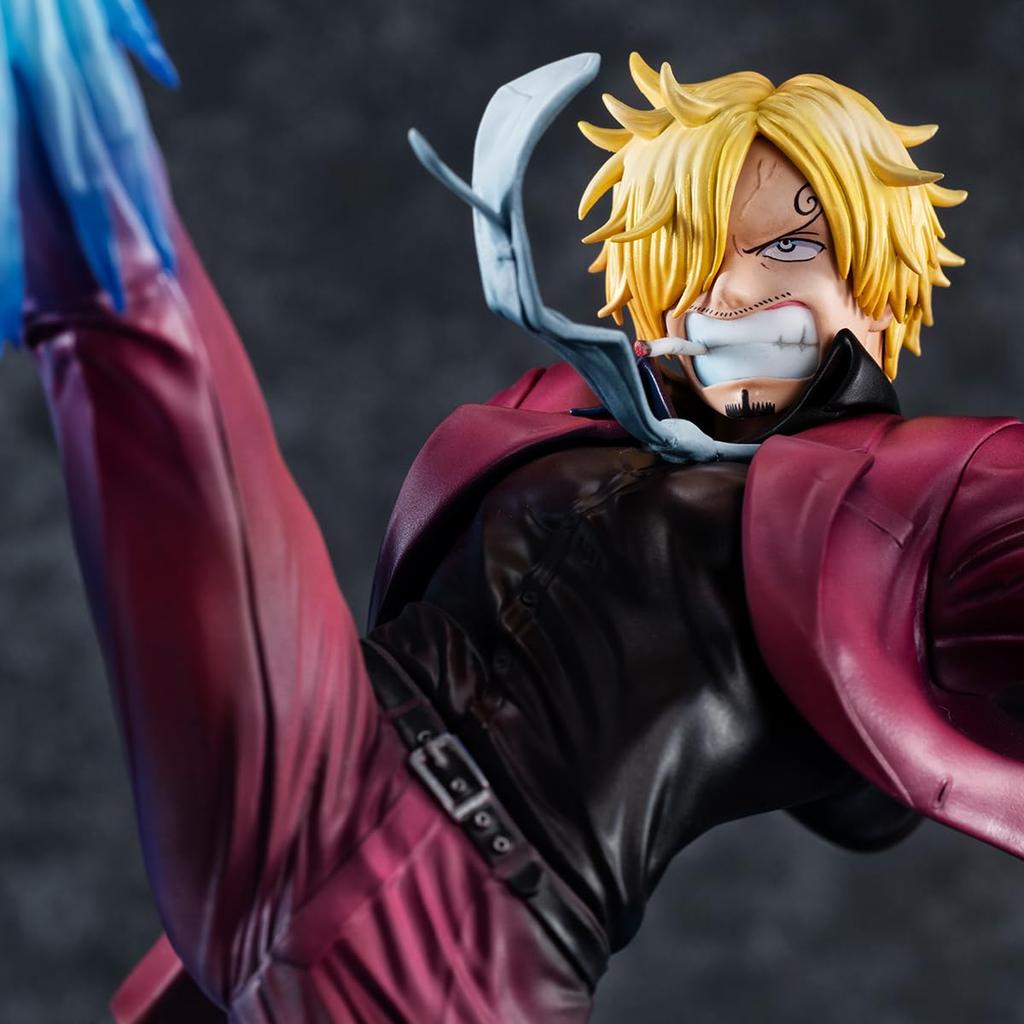 MegaHouse One Piece KxMAXIMUM Pirate Portrait Statue - - Sanji, Collector's