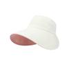 Sunshade Folding Empty Top Cap Sunscreen Double-face Sun Hat Ice Silk High Ponytail Hat  Girls