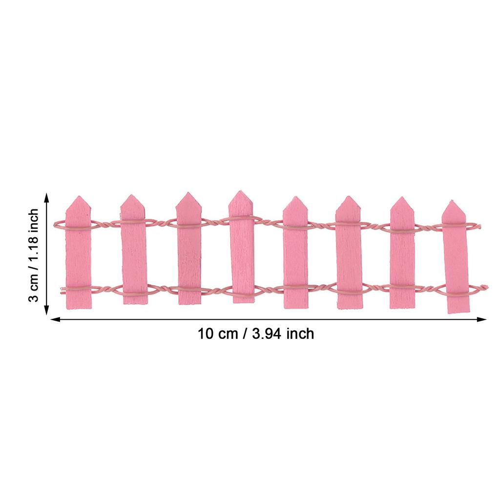 Haus Weihnachtsschmuck Holzzaun P Alisade Miniatur Garten Heimdekoration Mini DIY Handwerk Dinosaurier Weihnachtsschmuck